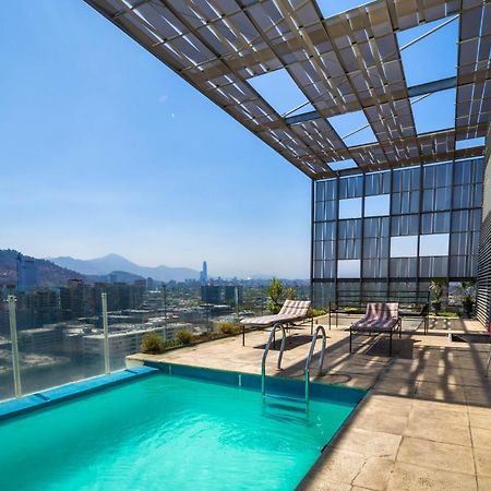 Tribeca Twin Room - Studio With Pool, Wifi, Ac Santiago de Chile Exteriér fotografie