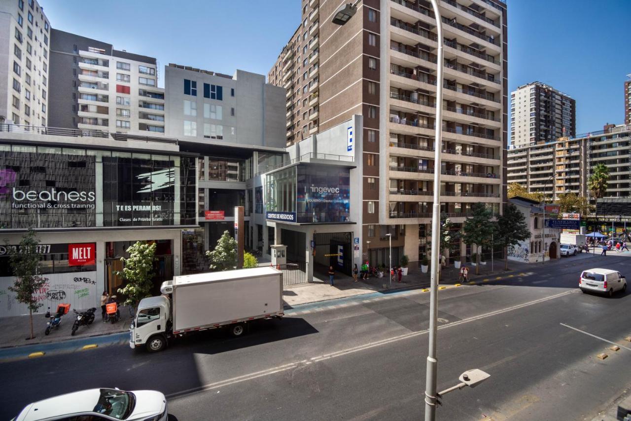 Tribeca Twin Room - Studio With Pool, Wifi, Ac Santiago de Chile Exteriér fotografie